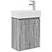 Mobile bagno con rubinetto Sonoma grigio 45,5 x 22,5 x 84 cm - Foto miniatura 1