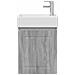 Mobile bagno con rubinetto Sonoma grigio 45,5 x 22,5 x 84 cm - Foto miniatura 5