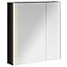 Mobiletto per specchio da bagno Rovere Nero 63,5 x 15,5 x 70 cm - Foto miniatura 1