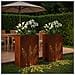 Vaso da giardino 2 pz Ruggine 50 x 30 x 75 cm Acciaio Corten - Foto miniatura 3