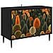 Mobile TV ZAANDAM 69 x 33 x 50,5 cm Rovere Nero - Foto miniatura 1