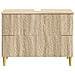 Armadio per Lavabo da Bagno DELFT Rovere Sonoma 82 x 41 x 59 cm - Foto miniatura 4