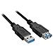 1m, 2xUSB3.0-A 1m USB A USB A Nero cavo USB - Foto miniatura 1
