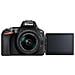 D5600 Nero Kit AF-P DX 18-55 mm VR Sensore CMOS 24Mpx Display Touch 3.2" Video Full HD Wi-Fi - Foto miniatura 11