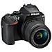 D5600 Nero Kit AF-P DX 18-55 mm VR Sensore CMOS 24Mpx Display Touch 3.2" Video Full HD Wi-Fi - Foto miniatura 2