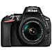 D5600 Nero Kit AF-P DX 18-55 mm VR Sensore CMOS 24Mpx Display Touch 3.2" Video Full HD Wi-Fi - Foto miniatura 3