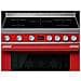 Cucina Elettrica CPF9IPR 5 Zone di Cottura Forno Elettrico Dimensione 90 x 60 cm Colore Rosso - Foto miniatura 3