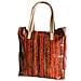 Borsa Donna Shopping A Spalla Linea Sughero Multirighe 1320-2 Nero - Foto miniatura 1