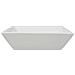 Lavandino Quadrato In Ceramica Bianca 41,5x41,5x12 Cm - Foto miniatura 4