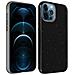 Cover Semirigida Iphone 12 / 12 Pro In Silicone Con Paillettes Rimovibili Nero - Foto miniatura 1