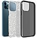 Cover Semirigida Iphone 12 / 12 Pro In Silicone Con Paillettes Rimovibili Nero - Foto miniatura 6
