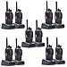 Kit Di 10 Stazioni Radio Portatili Pmr R40 Pro Batterie, Caricabatterie E Cuffie Inclusi - Foto miniatura 1