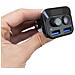 Modulatore Fm Valentine F250 Bluetooth 5.0, Lettore Mp3, Trasmettitore Fm, Slot Micro Sd, Doppia Porta Usb, Ricarica Rapida Del Dispositivo Mobile, Pulsante Super Bass - Foto miniatura 2