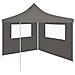 Parete Con Finestre Per Gazebo 4x2 M Antracite - Foto miniatura 2
