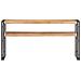 Tavolo Consolle 150x30x75 Cm In Legno Massello Di Acacia - Foto miniatura 2