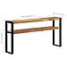 Tavolo Consolle 150x30x75 Cm In Legno Massello Di Acacia - Foto miniatura 7