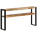 Tavolo Consolle 150x30x75 Cm In Legno Massello Di Acacia - Foto miniatura 10