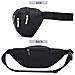 Packs Marsupi E Fanny Per Running Escursionismo Del Sacchetto Della Vita Allaperto Sport Escursionismo Waistpack Per Donne Degli Uomini (il Nero) - Foto miniatura 3