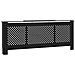Copertura per Radiatore Nera in MDF 205 cm - Foto miniatura 1