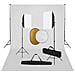 Kit per Studio Fotografico con Set Luci, Fondale e Riflettore - Foto miniatura 1