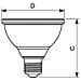 MAS LEDspot CLA D 9.5W E27 A+ Bianco freddo lampada LED - Foto miniatura 2