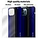 Custodia Compatibile Con Apple Iphone 13 Pro Max - Ottica A Strisce In Cobalto Viola - Coperchio Protettivo In Vetro Temperato E Silicone Tpu - Foto miniatura 7