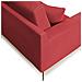 Prestige Divano Moderno In Microfibra T11 Rosso - Foto miniatura 6