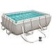 Power Steel 56629 piscina fuori terra Piscina con bordi Piscina rettangolare 3662 L Blu, Grigio - Foto miniatura 1