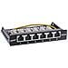 Patch Panel Cat. 6a 0.5u A 6 Vie, Da Tavolo, Nero - Foto miniatura 3