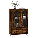 Credenza Rovere Fumo 69,5x31x115 Cm In Legno Multistrato - Foto miniatura 3