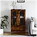 Credenza Rovere Fumo 69,5x31x115 Cm In Legno Multistrato - Foto miniatura 1