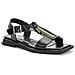 Black Casual Open Sandals Sandali Sintetico E Tessile Scarpe Donna Nero Eu 36, 927039-04-05 - Foto miniatura 1