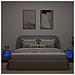 Mobili TV a Parete con Luci LED 2pz Grigio Cemento 30x28,5x30cm - Foto miniatura 10