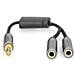 Splitter audio, jack 3,5 mm a 2 prese da 3,5 mm - Foto miniatura 3