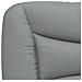 Lusso Casadino -  Cuscino Testiera Hvar Grigio Chiaro 100 Cm In Tessuto - Foto miniatura 7