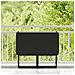 Tavolo da Giardino Pieghevole Nero 90x51x75 cm in Polyrattan - Foto miniatura 3