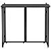 Tavolo da Giardino Pieghevole Nero 90x51x75 cm in Polyrattan - Foto miniatura 4