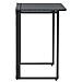 Tavolo da Giardino Pieghevole Nero 90x51x75 cm in Polyrattan - Foto miniatura 5