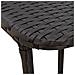 Tavolo da Giardino Pieghevole Nero 90x51x75 cm in Polyrattan - Foto miniatura 8