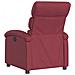 Poltrona Elettrica Reclinabile Rosso Vino in Tessuto - Foto miniatura 5