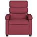 Poltrona Elettrica Reclinabile Rosso Vino in Tessuto - Foto miniatura 9