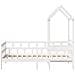 Dormeuse con Tetto 90x190 cm Bianco in Legno Massello di Pino - Foto miniatura 4