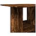Tavolo Bar Portaoggetti Rovere Fumo 60x60x102 cm Multistrato - Foto miniatura 7
