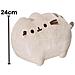 Peluche Classico Mascotte 24cm Ultra Morbida Di Alta Qualità, Grigio Chiaro - Foto miniatura 3