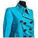 Cappotto Da Donna Elegante Comodo Blu Taglia 42 - Foto miniatura 3