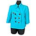 Cappotto Da Donna Elegante Comodo Blu Taglia 42 - Foto miniatura 1