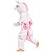 Pigiama Per Bambini Kigurumi Onesie Costume Unicorno Rosa Chiaro 125-135 - Foto miniatura 3