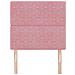 Testiera LED con luci a strisce a LED Rosa 90 cm Velluto - Foto miniatura 5