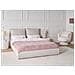 Letto Ad Acqua Tessuto Bajonna 160 X 200 Cm Beige - Foto miniatura 1
