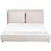 Letto Ad Acqua Tessuto Bajonna 160 X 200 Cm Beige - Foto miniatura 3